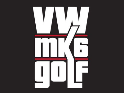 VW Mk6 Golf Logo
