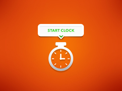 Microinteraction (static) Freelance Time Clock