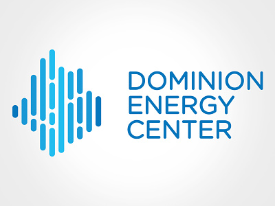 Dominion Energy Center clean design icon logo minimal simple