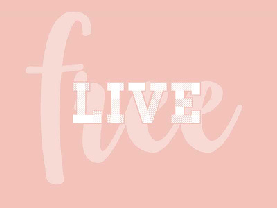 Live free type design graphic lettering letters sketch type