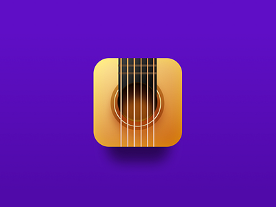 Guitar Icon app apple bigsur design figma guitar icon product design ui