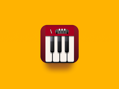 Piano Nord Icon apple clavia figma icon iconography keyboard keys music music app nord nordstage piano game product design ui
