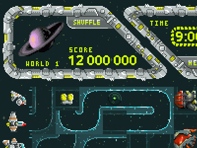 Iron Grip - Gameplay game games pixel art spaceship