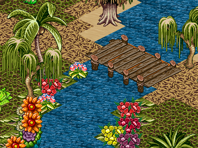 Jungle game isometric pixel art