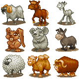 Pixel Art Animals