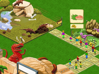 Dino Park dinosaur game games