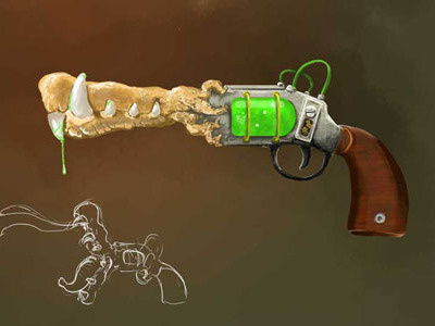 Deamon Gun illustration