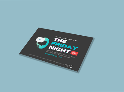 tfn live design flat flyer illustration