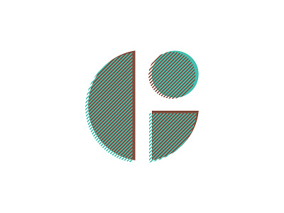 G 36daysoftype brown g heavy lines illustration illustrator teal thick lines type typography