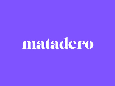 Matadero Logo Design brand brand design branding flat icon iconography illustration logo logo design logotype simple thick lines