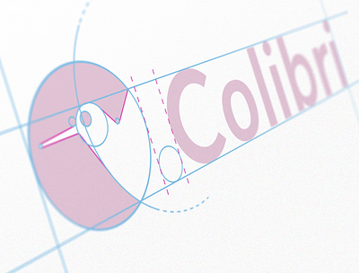 Colibri branding grid logo