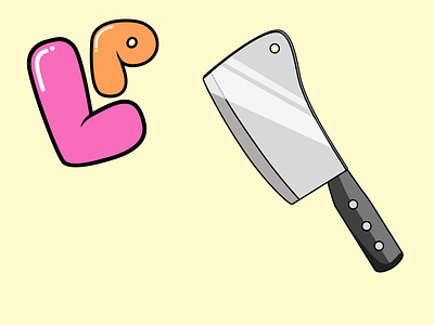 Butcher's Cleaver branding cleaver design food food and drink food illustration icon knife logo party salami