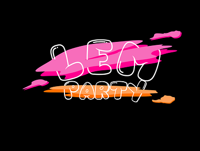 Lem Party Streak branding design food and drink illustration logo minimal typography ui ux web