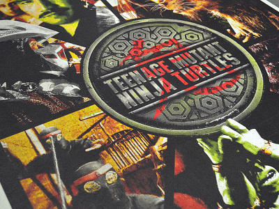 Underground gallery grunge movie poster print screen print texture typography