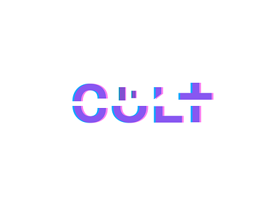 The New Cult branded branding cult design flat icon letter logo minimal redesign vector