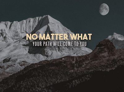 Your Path design flat inspiration inspirational inspirational quote minimal wallpaper