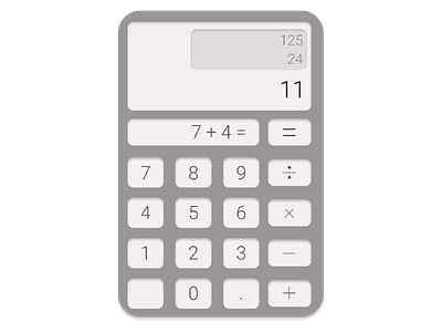 Daily UI: Calculator