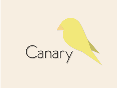 Canary - Everyday #4 bird branded branding canary design flat icon letter logo minimal vector