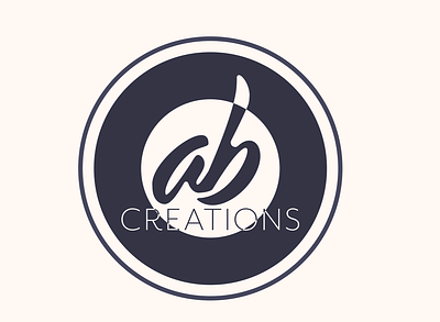 AB Creations branded branding business creation design flat icon illustrator logo minimal photo photographer photography vector