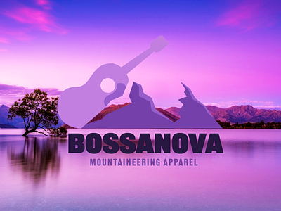 Bossanova - More Logos branding design flat icon logo minimal vector