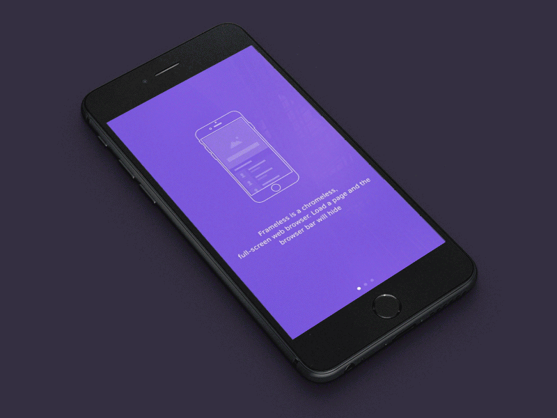 Weekend project: Frameless browser gesture ios mobile app swift ui