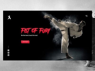 Fist Of Fury sports uiux website