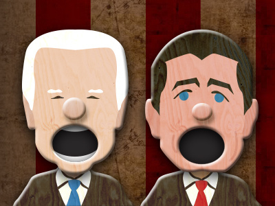 Face-to-Face Race (Biden/Ryan) gaming illustration ios mobile