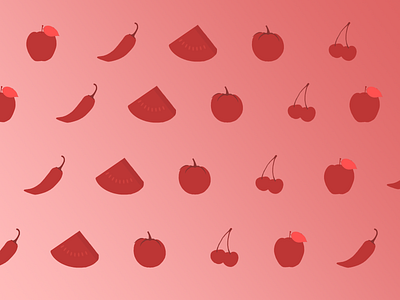Red Fruits Icons