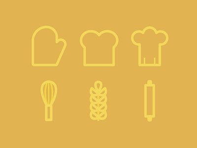 Bakery Themed Icons