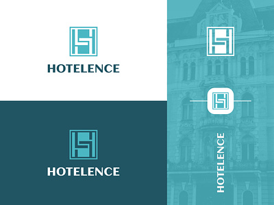 Hotelence 2021 logo 3d app icon branding classic graphic design h logo hotel hotel logo hotel management ios l logo letter h letter l logo logo design management logo minimalist modern ui