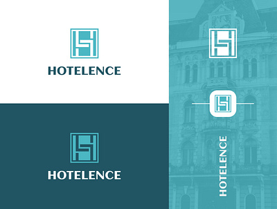 Hotelence 2021 logo 3d app icon branding classic graphic design h logo hotel hotel logo hotel management ios l logo letter h letter l logo logo design management logo minimalist modern ui