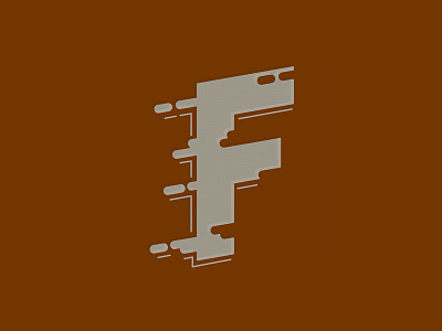 Fast F adobe ai bold design dropcap f fast graphic illustration typography vector