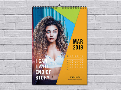 Fitness Calendar 2019 calendar fitness inspirational quote