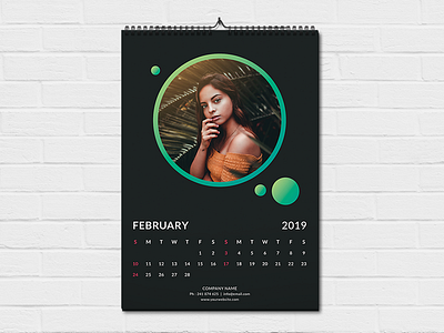 Calendar 2019 black calendar calendar design calendar ui creative indesign template minimal wall decor