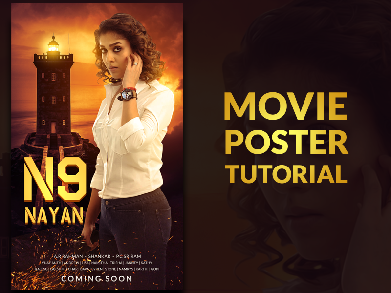 movie poster tutorial