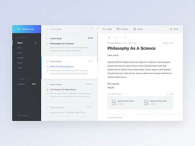 Mail Client Design Concept