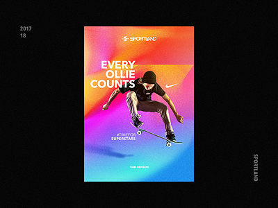 Skateboarding Poster Concept adidas concept latvia nike photoshop poster riga skate skateboard sportland type