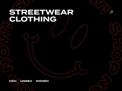 Streetwear Clothing Site Visual Concept