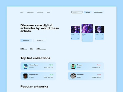 NFT website | Web design