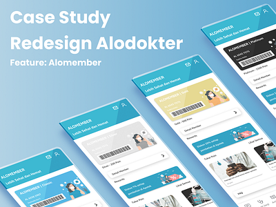 Redesign: Alodokter App alodokter app design branding design doctor app healthy app illustration member app membership mobile design redesign app ui ux