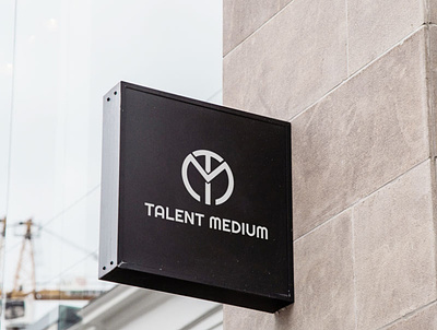 Talent Medium logo brand logodesign monogram simple typography