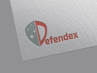 Defendex Logo branding logodesign monogram simple typography