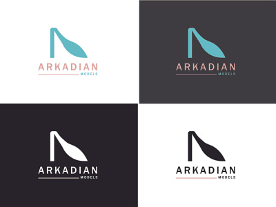 Arkadian Model agency Logo branding icon logo logodesign monogram simple