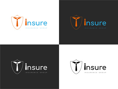 Insurance Company Logo brand branding design icon illustration logo logodesign simple