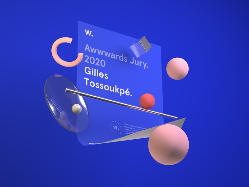 Awwwards Jury 2020 jury illustrator setdesign awwwards design c4d