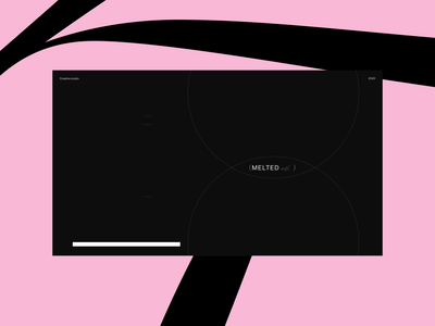 Design Concept Animated motion website webgl webdesign ui type minimalism layout animation landing interface design concept