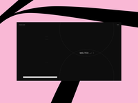 Design Concept Animated motion website webgl webdesign ui type minimalism layout animation landing interface design concept