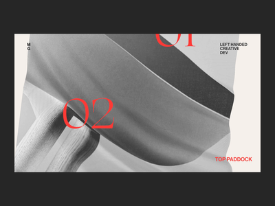 Flag effect background image photo minimalism minimal website web typography type portfolio webdesign motion concept animation