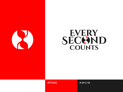 Every Second Counts creative logo graphic design identity logo logo designer logofolio minimalist modern logo symbol vector