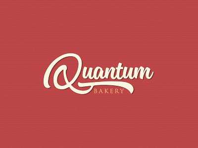 Quantum Bakery bakery branding creative logo graphic design identity lettering logo logo designer logofolio quantum
